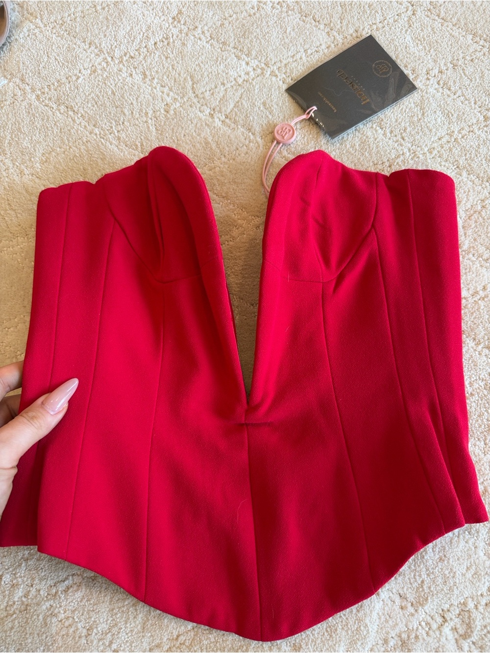 House of CB Red Corset